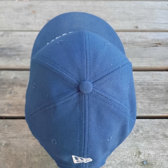 TaylorMade New Era 9Fifty M3 Tour Hat navy blue embroidered golf baseball hat - Picture 7 of 16